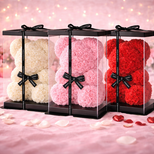 Oso de Pétalos de Rosas 🧸– El Regalo Perfecto para San Valentín 💝